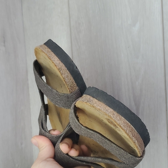 Naot Womens Leather Comfort Platform Sandals shoes sz 41 US 10 - Picture 4 of 12